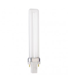 Satco S6706 Satco CF9DS/827 9 Watt T4 G23 Base 2700K Dulux S Compact Fluorescent Light Bulb (CFL)