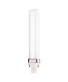 Satco S6710 Satco CF13DS/827 13 Watt T4 GX23 Base 2700K Dulux S Compact Fluorescent Light Bulb (CFL)