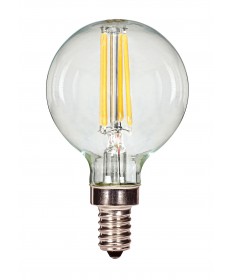 Satco S9871 3.5G16/LED/CL/27K/120V/E12 3.5 Watts 120 Volts 2700K LED