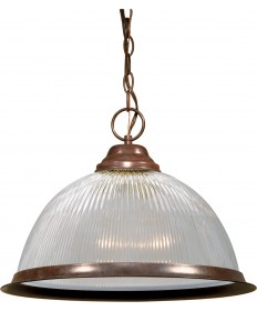 Nuvo Lighting SF76/447 1 Light 15" Pendant Clear Prismatic Dome