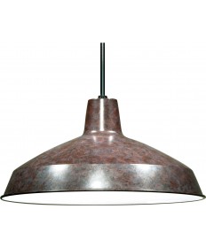 Nuvo SF76/662 Old Bronze 1-Light 16" Warehouse Shade Pendant Light Fixture