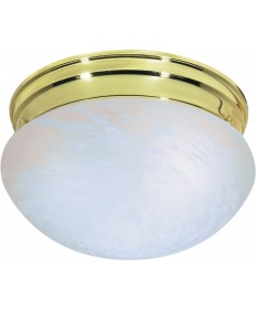 Nuvo Lighting SF76/675 2 Light 10" Flush Mount Medium Alabaster