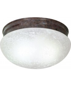 Nuvo Lighting SF76/676 2 Light 12" Flush Mount Large Alabaster