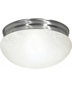 Nuvo Lighting SF76/677 2 Light 12" Flush Mount Large Alabaster