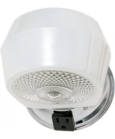 Nuvo Lighting SF77/121B 1 Light 5" Vanity with White Crystal Bottom