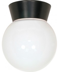 Nuvo Lighting SF77/157 1 Light 8" Utility Ceiling Mount With White