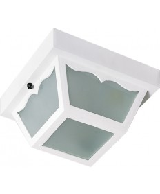Nuvo Lighting SF77/835 1 Light 8" Carport Flush Mount With Frosted