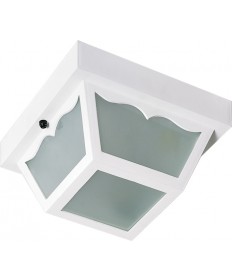 Nuvo Lighting SF77/879 2 Light 10" Carport Flush Mount With Frosted