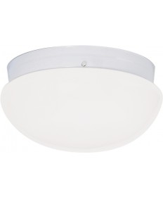 Nuvo Lighting SF77/987 2 Light 12" Flush Mount Large White Mushroom