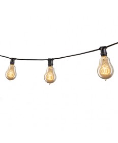 Bulbrite 810043 | Outdoor Mini String Light w/Vintage Edison Bulbs
