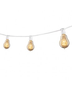 Bulbrite 810053 | Outdoor Mini String Light w/Vintage Edison Bulbs