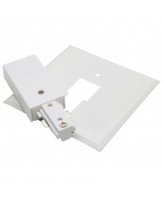 Nuvo Lighting TP218 Canopy Power Feed Reverse Polarity White finish