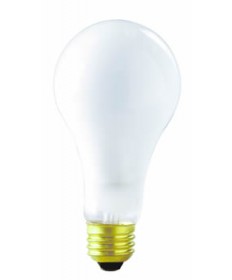 Satco S4506 Satco 50/100/150A21/HAL/W 50-100-150 Watt 120 Volt A21 Medium Base 3-Way Soft White Halogen Light Bulb