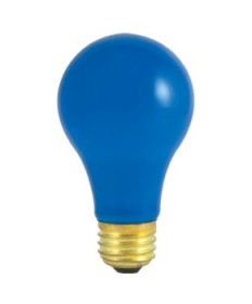 Bulbrite 106360 | 60A/CB 60 Watt 120 Volt A19 Medium Ceramic Blue