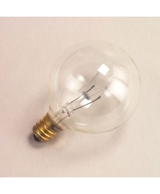 Halco 4001 G16CL15 15W G16.5 CL Candelabra 130V Halco Light Bulb