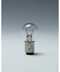 Satco E198 Satco 28.8 Watt (2.25 Amp) 12.8 Volt S8 DC Bayonet Base Clear Miniature Light Bulb