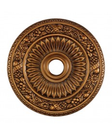 ELK Lighting M1006AB Floral Wreath Medallion 24 Inch in Antique Bronze Finish