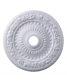 ELK Lighting M1006WH Floral Wreath Medallion 24 Inch in White Finish