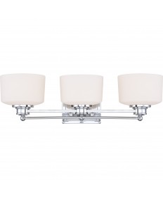 Nuvo Lighting 60/4583 Soho 3 Light Vanity Fixture with Satin White Glass 