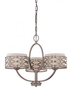 Nuvo Lighting 60/4724 Nuvo Harlow Collection 3-Light Chandelier