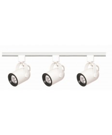 Nuvo Lighting TK348 3-Light White MR16 Track Lighting Kit