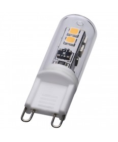 Satco S12328 2 Watt T4 LED Bulb Clear Finish G9 Base 3000K 120 Volt