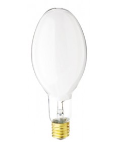 Satco S4377 3900K 100-Watt Coated Medium Base ED17 Mercury Vapor Lamp