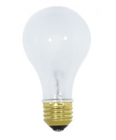 Satco S1948 Satco 100A/HAL 100 Watt 120 Volt A-Line Frosted Medium Base Capsylite Halogen Light Bulb - DISCONTINUED