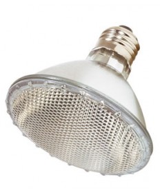 Satco S2208 Satco 50PAR30/HAL/WFL 50 Watt 120 Volt PAR30 Medium Base Wide Flood Halogen Light Bulb