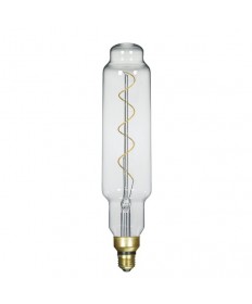 Satco S22430 4 Watt LED T24 Clear Vintage 120-Volt Medium Base