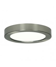 Satco S29349 Blink 13.5 Watts 7" Surface Mount LED 3000K Brushed Nickel Finish 120V