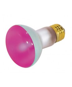 Satco S3212 Satco 50R20/PK 50 Watt 130 Volt R20 Medium Base Pink Reflector Flood Light Bulb