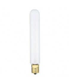 Satco S3225 Satco 40T6.5N/IF 40 Watt 130 Volt T6.5 Intermediate Base Frost Tubular Incandescent Light Bulb