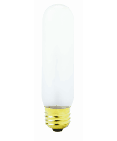 atco S3251 Satco 25T10/F 25 Watt 120 Volt T10 Medium Base Frost Tubular Light Bulb 