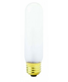 Satco S3703 Satco 40T10/F 40 Watt 120 Volt T10 Medium Base Frost Tubular Carded Light Bulb