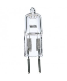 Satco S3470 50 Watt T4 Halogen Bulb Clear Bi Pin GY6.35 Base 12 Volts