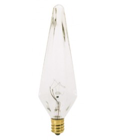Satco S3744 Satco 25HX10.5 25 Watt 120 Volt HX10.5 Candelabra Base