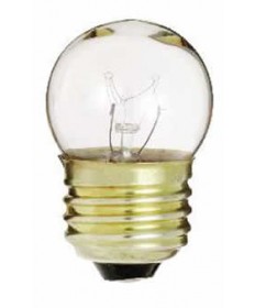Satco S3794 Satco 7-1/2S11 7.5 Watt 120 Volt S11 Medium Base Clear Incandescent Carded Light Bulb