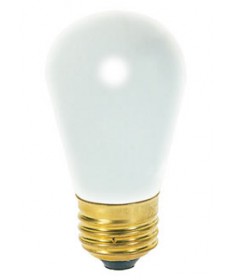 Satco S3966 Satco 11S14/F 11 Watt 130 Volt S14 Medium Base Frosted Incandescent Light Bulb