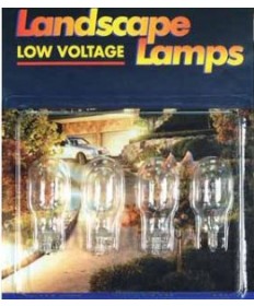Satco S4553 11T5 Satco 11 Watt 12 Volt T7 Wedge Base Clear Low Voltage Landscape Lamp