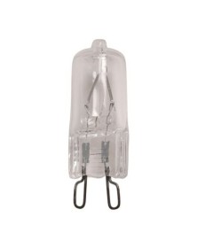 Satco S4641 40T4/G9/CL 40 Watt T4 Halogen Bulb G9 Double Loop Base Clear