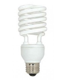 Satco S6275 Satco 23 Watt 120 Volt T2 Ultra Mini Spiral E26 Medium Base 4100K 10,000 Hour Eco-Friendly Compact Fluorescent Lamp (CFL)