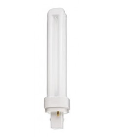 Satco S8326 Satco CFD26W/830/ENV 26 Watt T4 G24D-3 2 Pin Base Quad Tube 3000K 10,000 Hour Compact Fluorescent Lamp (CFL)