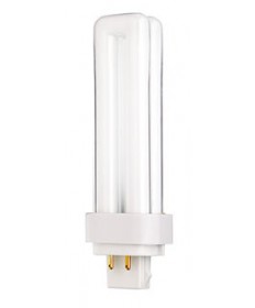 Satco S8329 Satco CFD13W/4P/827/ENV 13 Watt T4 G24q-1 4 Pin Base Quad Tube 2700K 10,000 Hour Compact Fluorescent Lamp (CFL)