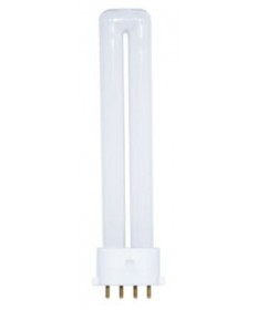 Satco S8365 Satco CF9DS/E/841/ENV 9 Watt T4 2G7 4 Pin Base 4100K Twin Tube Compact Fluorescent Lamp (CFL)