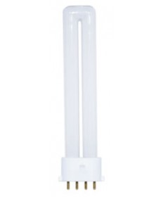 Satco S8365 Satco CF9DS/E/841/ENV 9 Watt T4 2G7 4 Pin Base 4100K Twin Tube Compact Fluorescent Lamp (CFL)