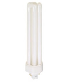 Satco S6423 Satco CF57DT/E/IN/835 57 Watt 120 Volt T4 Triple Tube GX24q-5 4 Pin Electronic Compact Fluorescent Lamp (CFL)