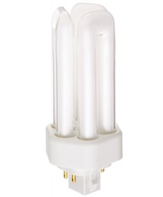 Satco S8343 CFT18W/4P/835/ENV 18 Watt T4 GX24q-2 4 Pin Base Triple Tube 3500K (CFL)