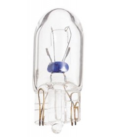 Satco S6916 Satco 3.78 Watt (0.27 Amp) 14 Volt T3.25 Miniature Wedge Base Clear Miniature Light Bulb