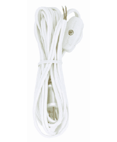 Satco S70/106 Satco S70-106 8' white SPT-1 cord set